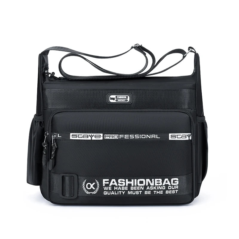 Bolsa Transversal Montrek™ com Múltiplos Compartimentos e Tecido de Nylon Resistente à Água