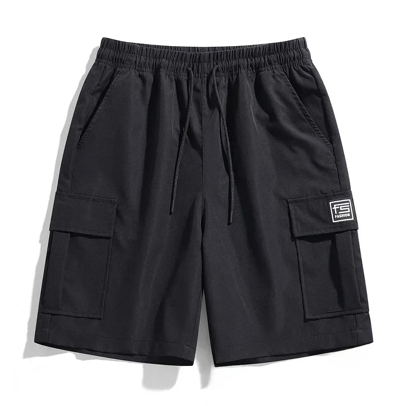 [COMPRE 2, LEVE 4] Shorts Leon™ em Malha Gelada com Bolsos Cargo / Design utilitário com frescor imbatível!
