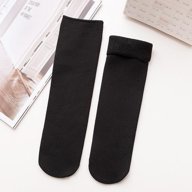 Kit com 5 Pares de Meias Térmicas Leonor™ com Interna em Veludo / Dê Adeus ao Frios nos Pés! - ModernLar