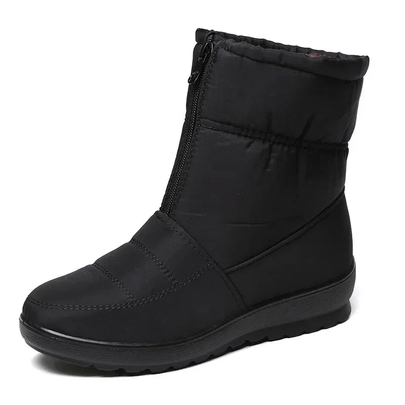 Botinha Sibéria™ com Forro Peluciado, Solado Antiderrapante e Impermeável / Proteção, Conforto e Estilo para Enfrentar os Dias Mais Frios!