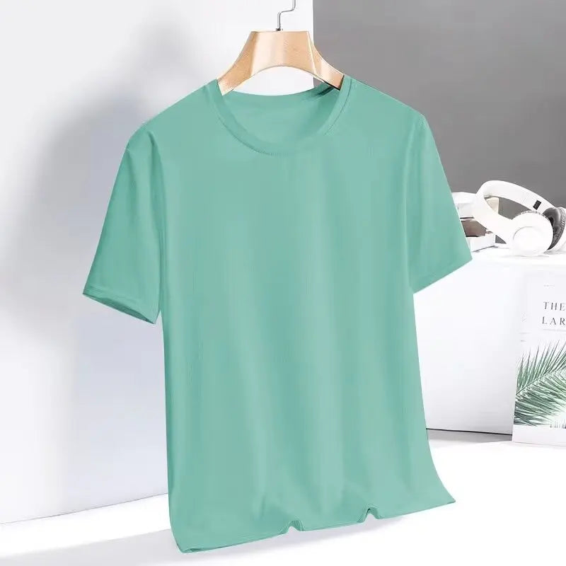 [Compre 1 e Leve 2] Camiseta Aquiles™ – Moda Minimalista em Seda Gelada de Alta Performance / Leveza, Agilidade e Conforto Dignos de um Semi-Deus!