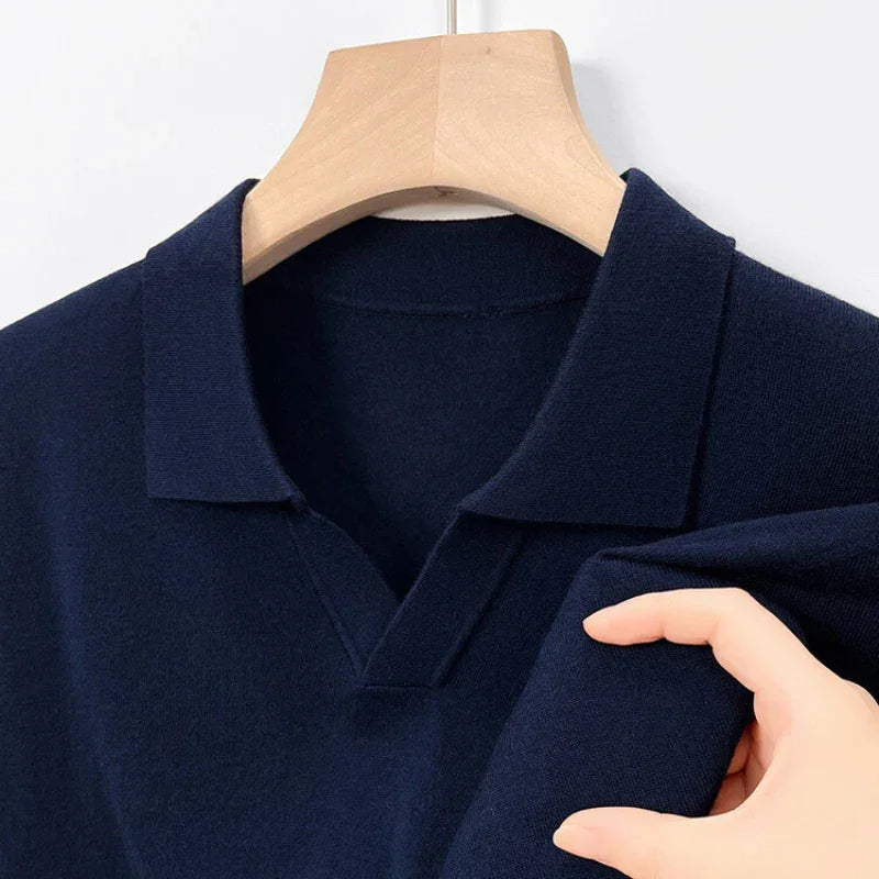 Polo Manga Longa Brentwood™ com Acabamento Premium e Design Old Money / Essência Clássica com Modernidade e Confort!