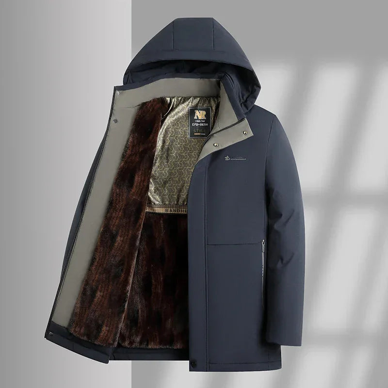 Casaco Alaska Prime™ com Forro Térmico e Design Impermeável / Estilo e Proteção em Dias de Frio Intenso!