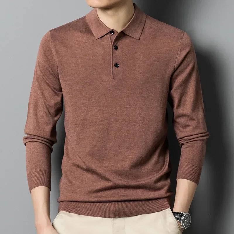 Polo Arthur™ em Malha Nobre com Botões Elegantes / Um Ícone Casual com Toque de Sofisticação