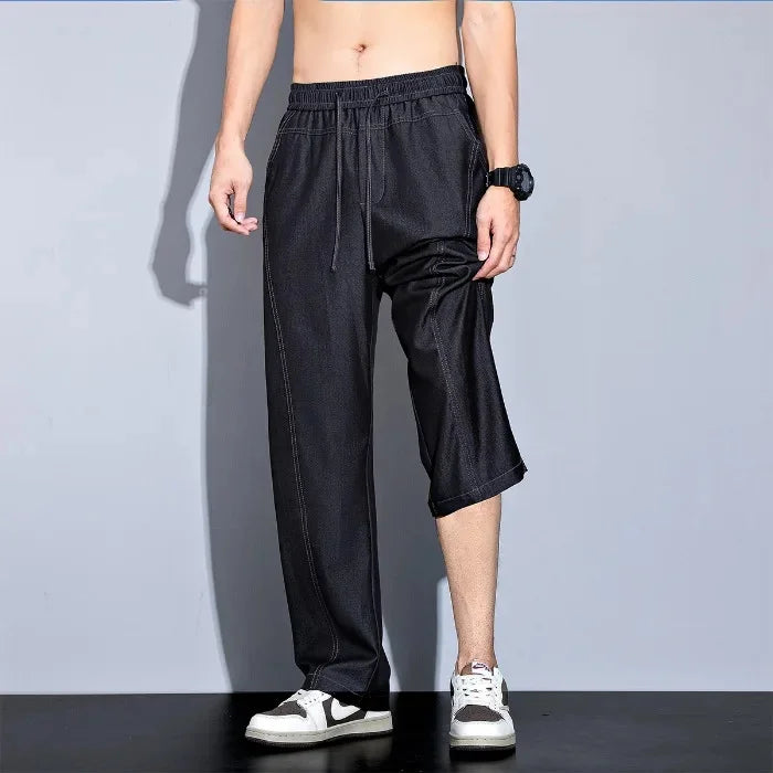 Calça Jeans Masculina SubZero™ em Algodão com Tecnologia Resfriadora / Conforto Máximo Até nos Dias Mais Quentes