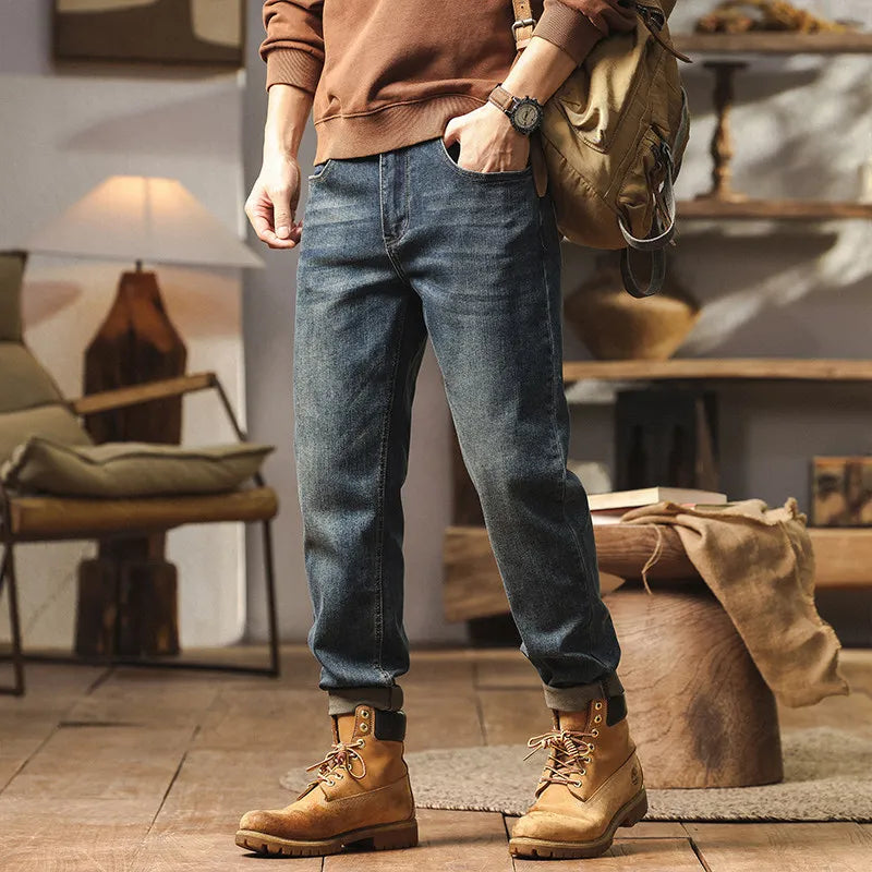 Calça Vantor™ em Jeans Flexível com Presença Imponente