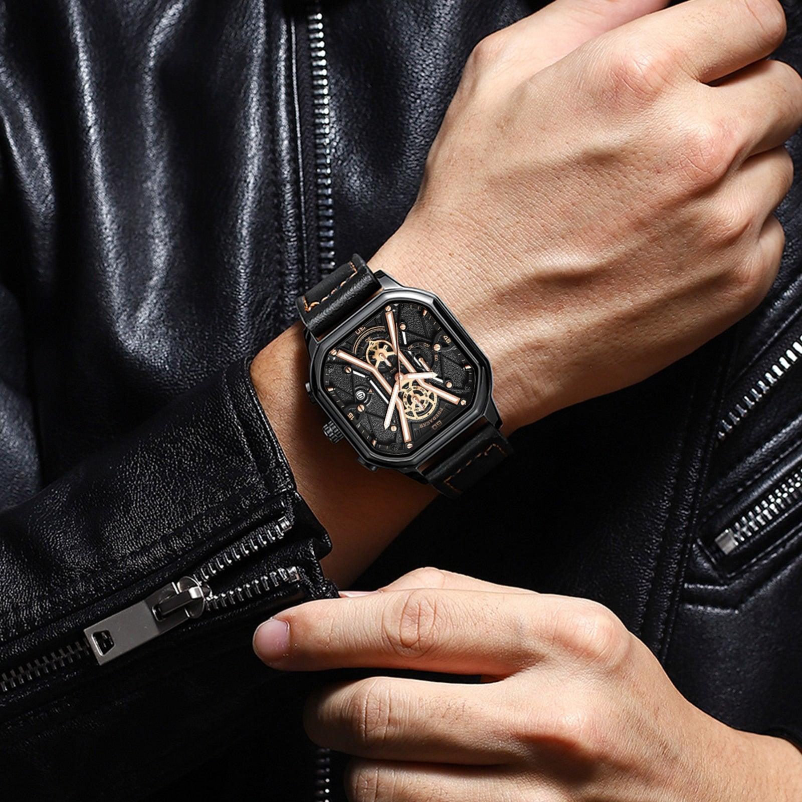 Relógio de Luxo Masculino - ChronoForce / Domine cada Momento com a Precisão Impecável deste Relógio! - ModernLar