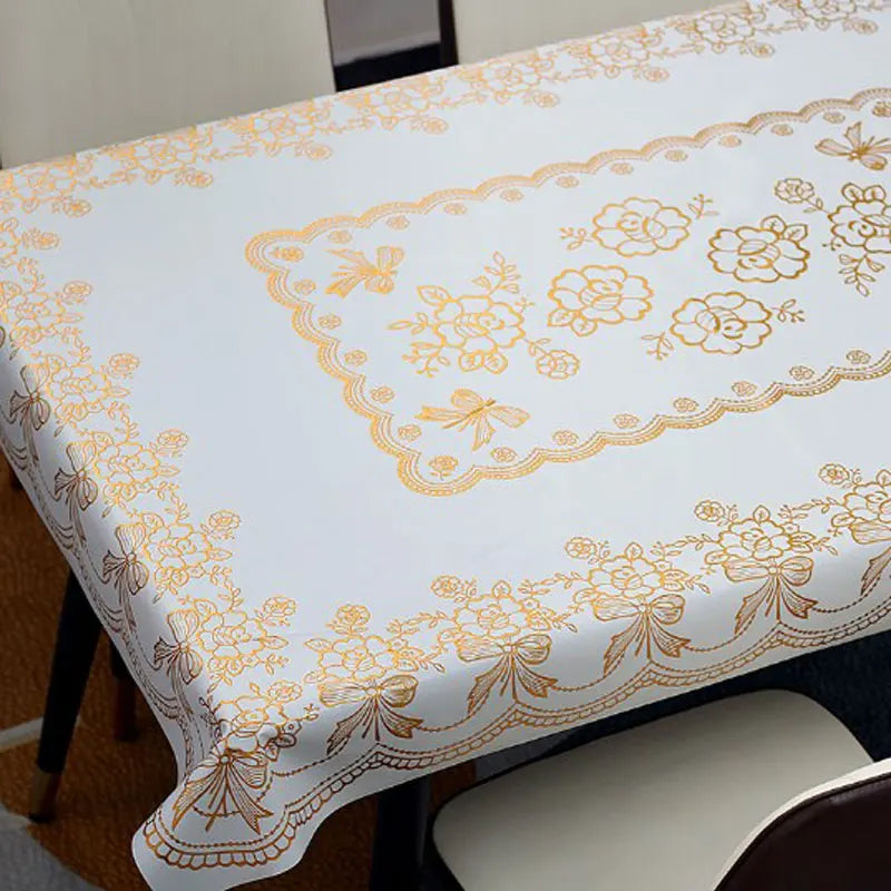 Toalha de Mesa Versailles™  Decor / Realeza e Proteção Impermeável para o seu Lar!