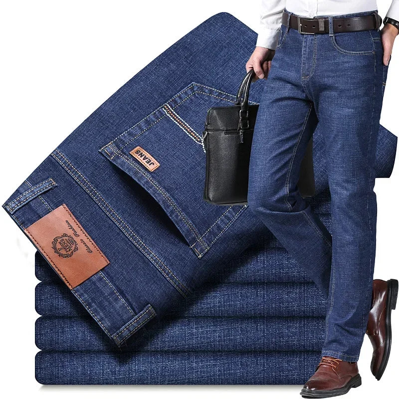 Calça Jeans Masculina Legacy™ com Elastano Premium / O Jeans que Une Elegância, Elasticidade e Liberdade Total de Movimento