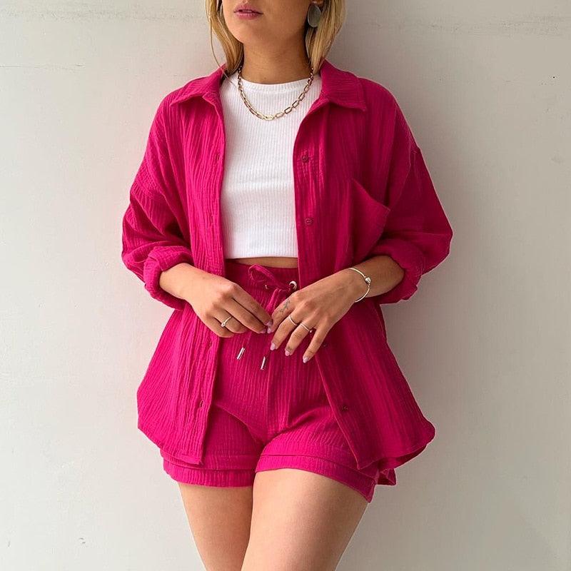 Conjunto Casual Feminino 2 peças - Jennifer / Perfeito para o Verão é dias Quentes! Garantindo Estilo e Frescor! - ModernLar