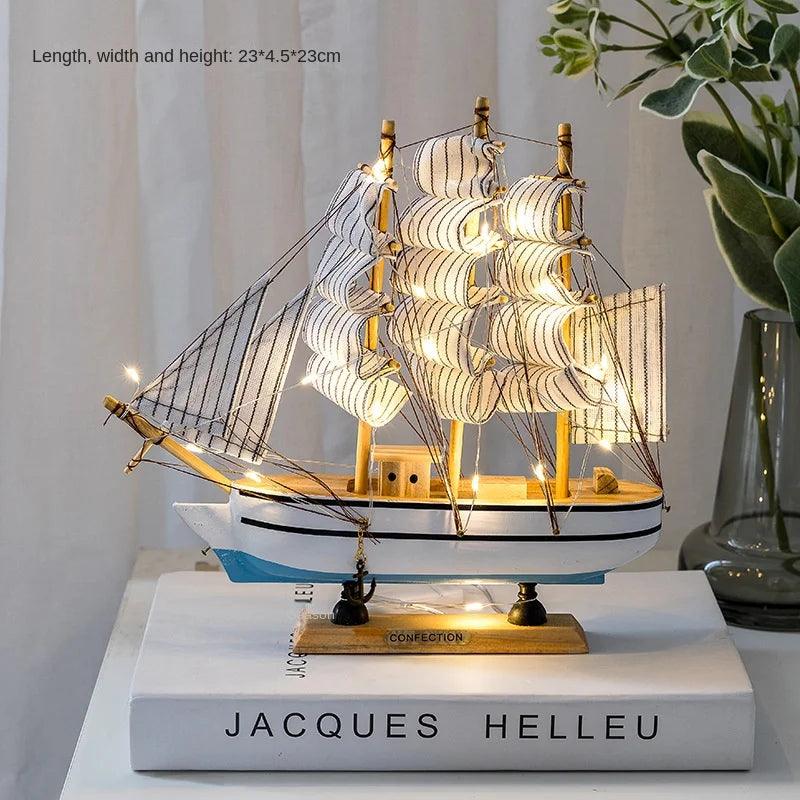 Barco Decorativo Veleiro - Orgulho Naval / A Opção Perfeita Para Decorar Qualquer Ambiente! - ModernLar