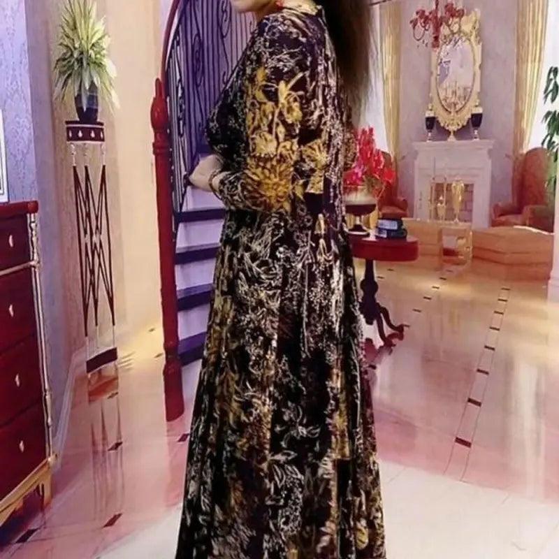 Vestido Floral Ammalia™ Elegância Natural com o Toque das Flores! - ModernLar