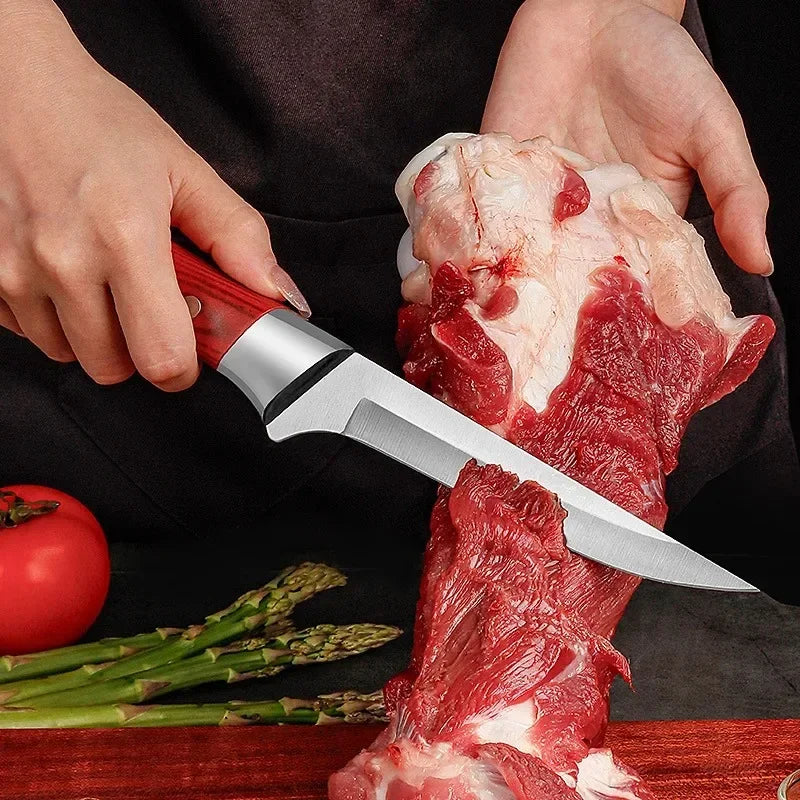 (Compre 2 e Leve 3) Faca Chef Dominus™ Profissional -  Controle Total e Precisão Cirúrgica / Cozinhe Como um Mestre e Diga Adeus aos Cortes Irregulares!