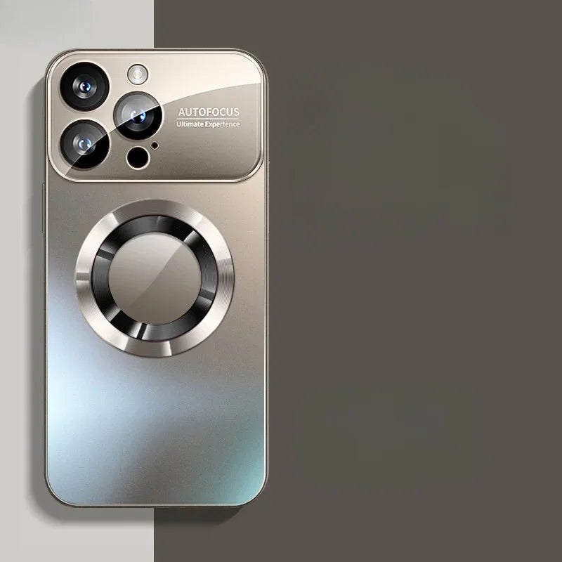 Capa Magnética UltraProtect™ Titanium para iPhone / Proteção Premium, Compatível com Carregamento Sem Fio e Design Anti-Manchas!