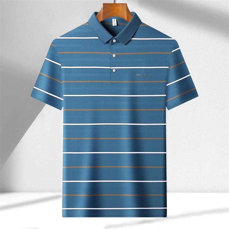 Camiseta Polo em Seda Gelo Respirável - StyleLine / Elegância e Frescor se Unem na Nossa nova Camiseta Polo!!! - ModernLar