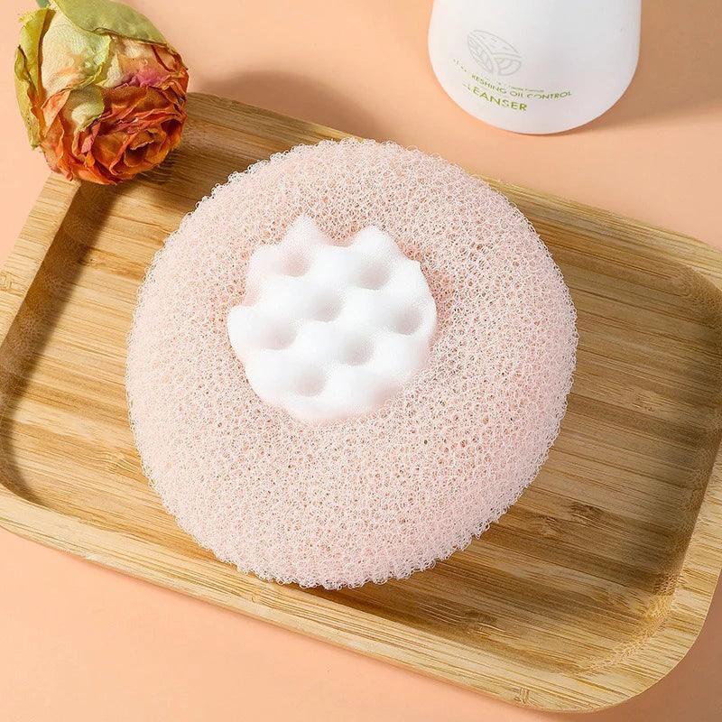 [COMPRE 1 E LEVE 4] Esponja NuvaCare™ com Centro Massageador / Para um Banho Leve, Puro e Revigorante!