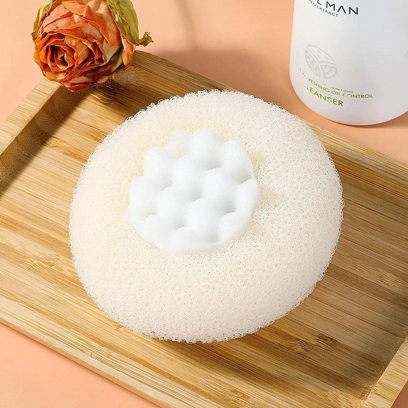 [COMPRE 1 E LEVE 4] Esponja NuvaCare™ com Centro Massageador / Para um Banho Leve, Puro e Revigorante!