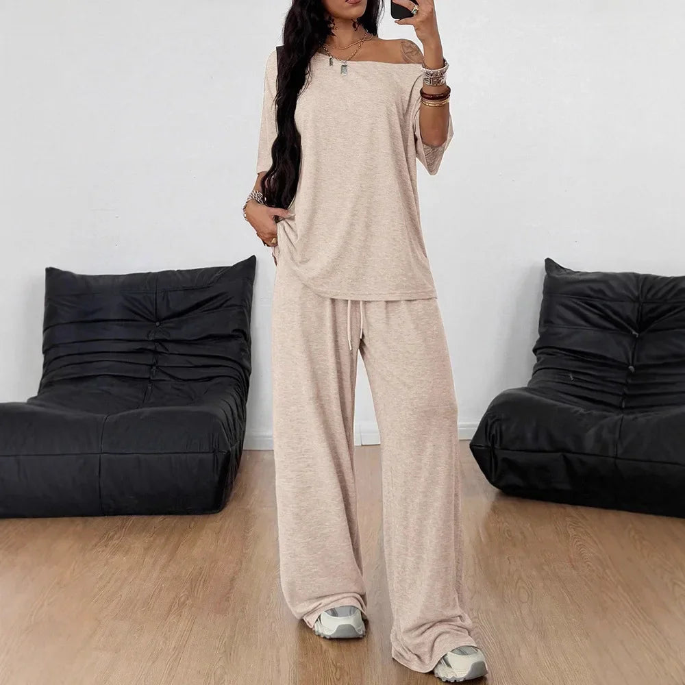 Conjunto Belmara™ com Caimento Solto e Cintura Ajustável