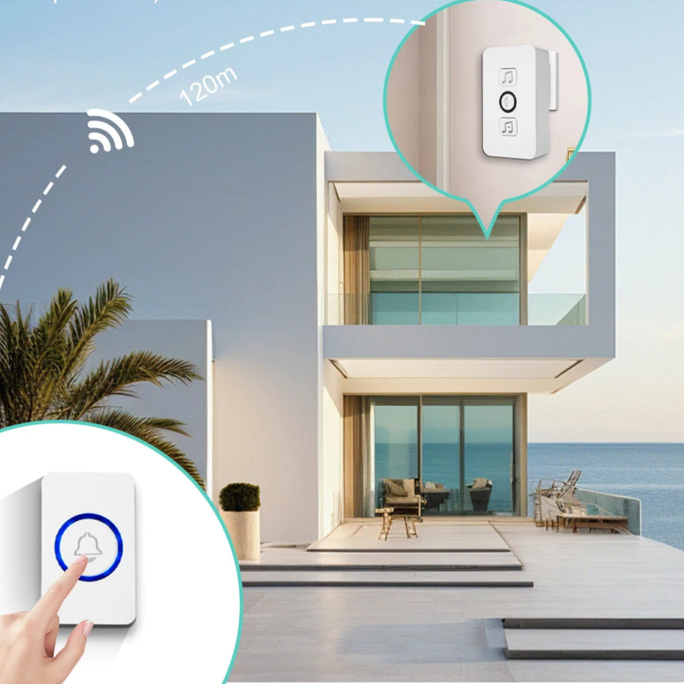 Campainha Sem Fio Inteligente Modern Lar™  Tecnologia e Conforto para o Seu Lar!