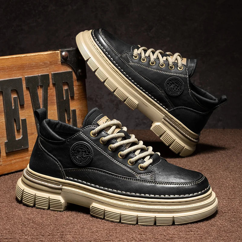 Tênis Heritage™ com Tecnologia Aeroblade e Solado Robusto / O Legado do Couro Premium e Tradição Artesanal!