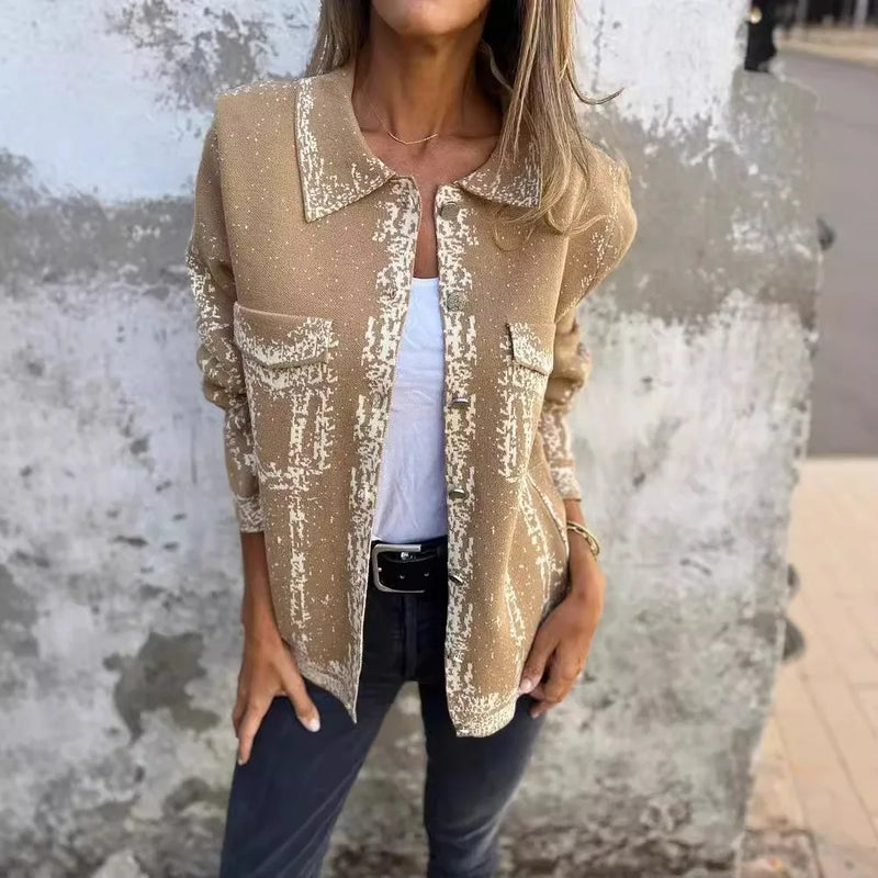 Camisa Blazer Chizê™ com Acabamento Texturizado / Casualidade e Sofisticação para Todos os Momentos!