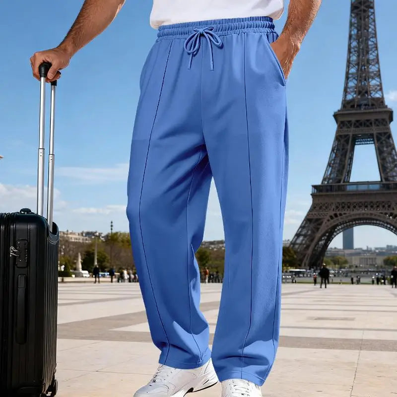 Calça Johan™ em Malha Premium com Cós Elástico e Cordão Ajustável