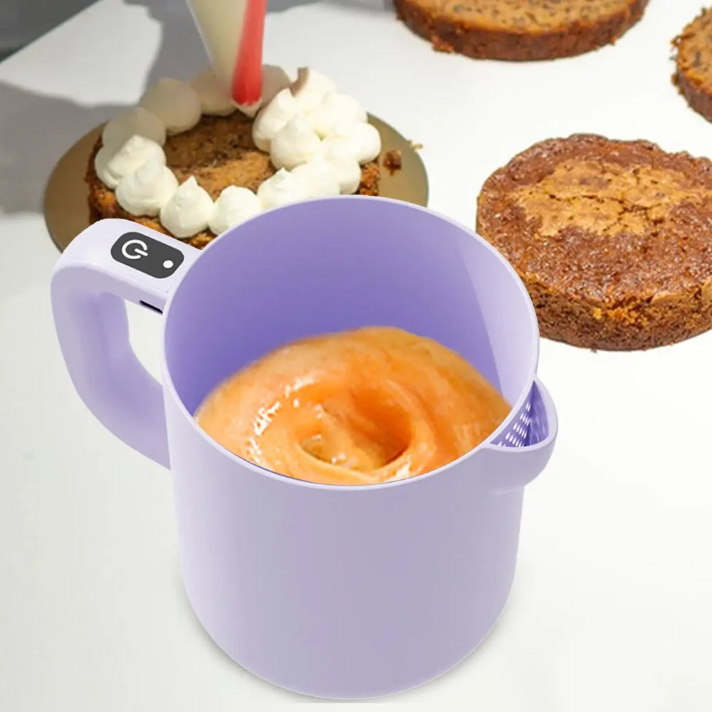 Caneca MagicMix™ com Agitação Magnética Recarregável / Praticidade Instantânea para Suas Misturas Favoritas!
