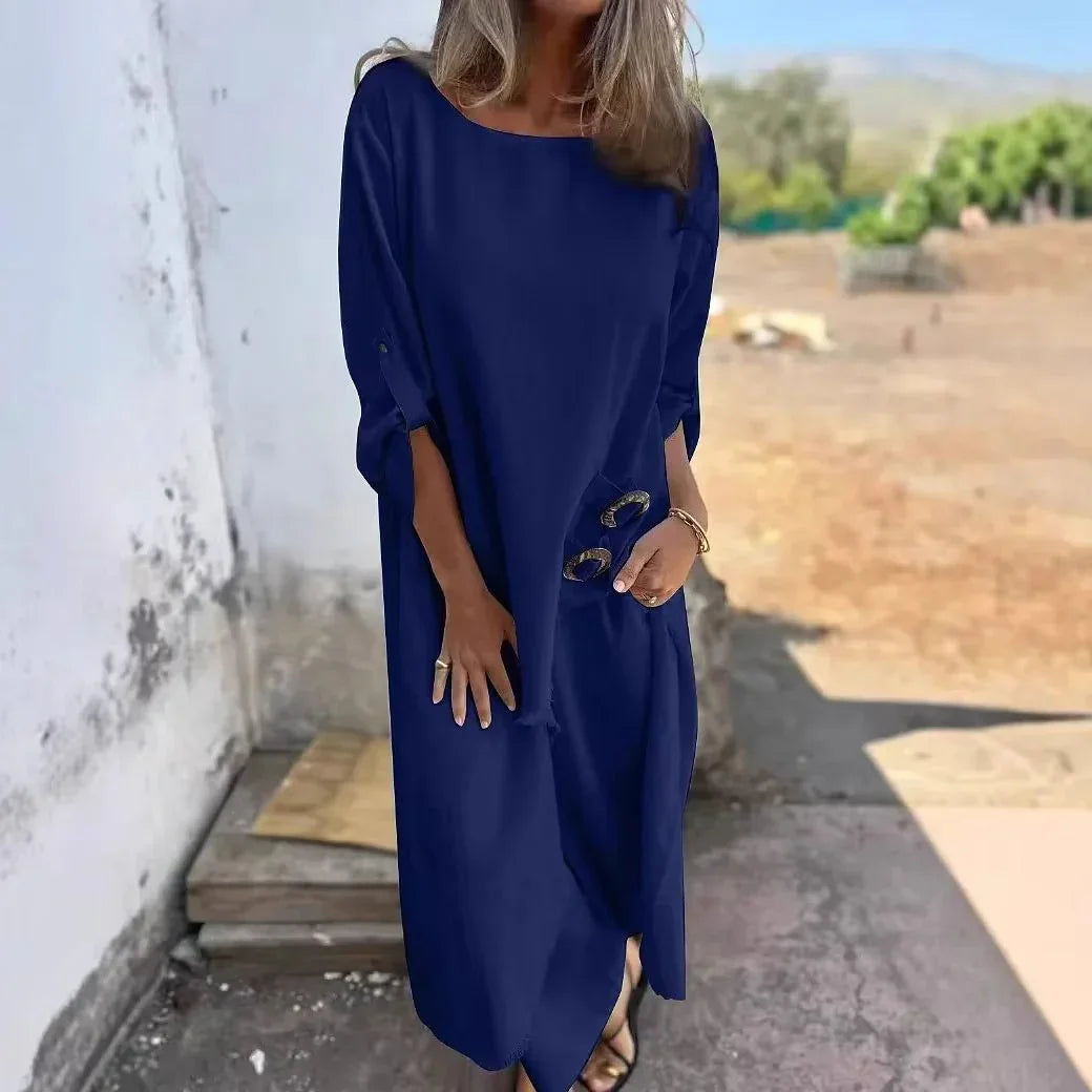 Conjunto Essência™ em Viscose Leve com Design Assimétrico / Para Mulheres que Irradiam Leveza e Elegância Natural!