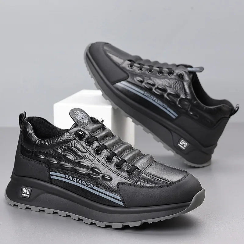 Tênis Urban Crocodille™ com Amortecimento Inteligente / Robustez Sofisticada para o Dia a Dia!