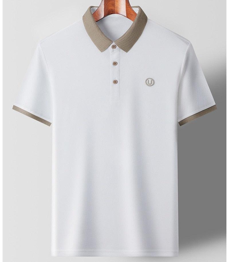 Camiseta Polo em Seda Gelo - Huracán / Descubra a Exclusiva Camiseta Polo em Seda Gelo que une Elegância e Conforto em Uma Só Peça! - ModernLar