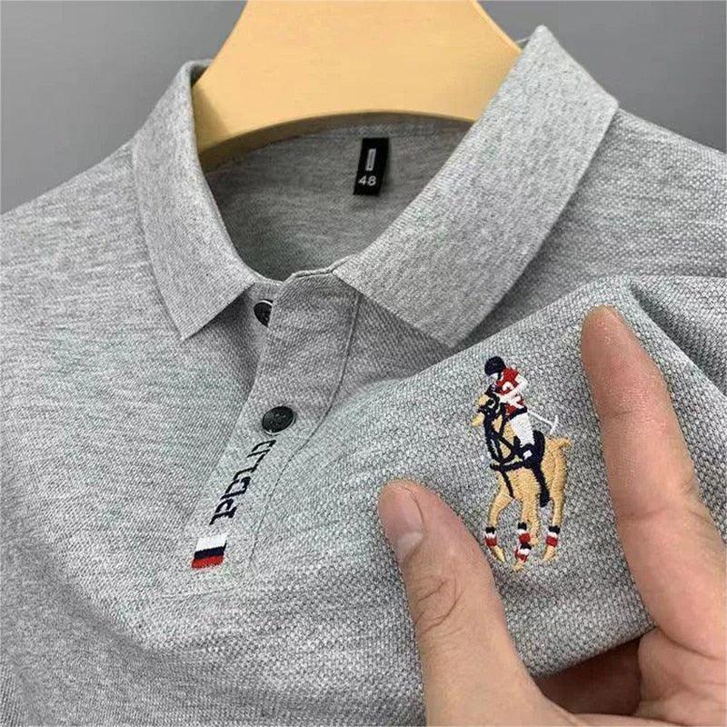 Camiseta Polo Kalersen™ Moda Europeia / O Padrão de Excelência em Algodão Soft para um Caimento Impecável! - ModernLar