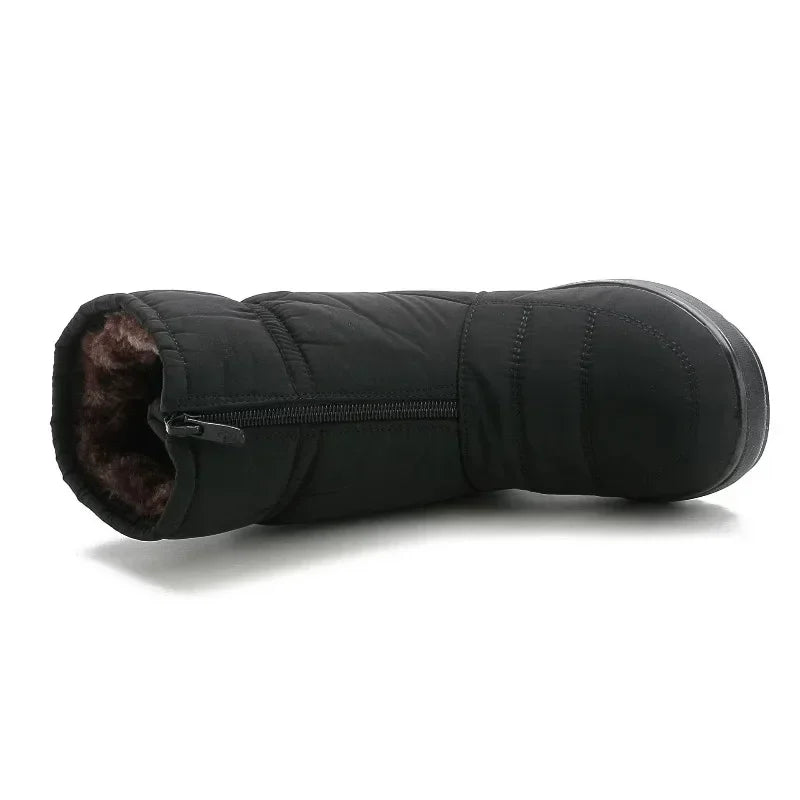 Botinha Sibéria™ com Forro Peluciado, Solado Antiderrapante e Impermeável / Proteção, Conforto e Estilo para Enfrentar os Dias Mais Frios!