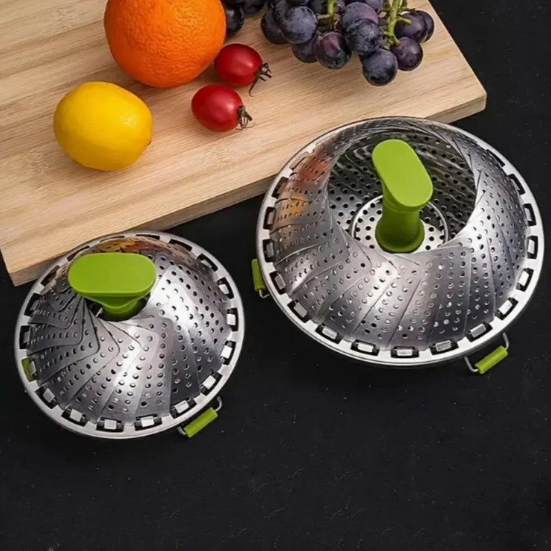 Kit de 2 Bandejas Vaporizadoras Modern Lar™  / Perfeita para Cozinhar no Vapor com Sabor e Saúde!