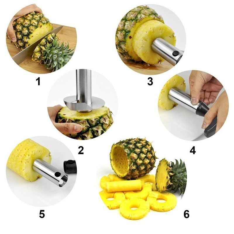 Descascador de Abacaxi de alta performance com lâminas de Aço Inóx! - Abacaxi slicer - ModernLar