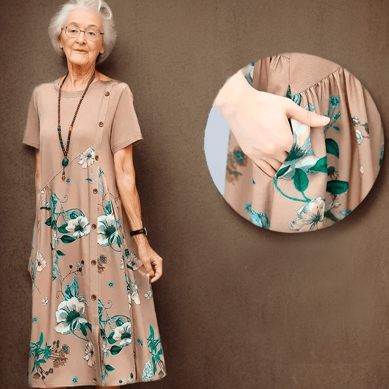 Vestido Lírio do Campo™ Graça Serena / Uma Elegância Natural que Floresce com Você!