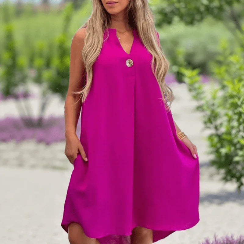Vestido Isadora™ com Saia Rodada e Toque Retrô Elegante / Encante com Delicadeza e Estilo Atemporal!