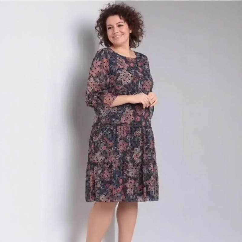 Vestido Luana Poème™ em Chiffon Leve com Mangas Bufantes / Um Clássico Boho para Corações Livres!