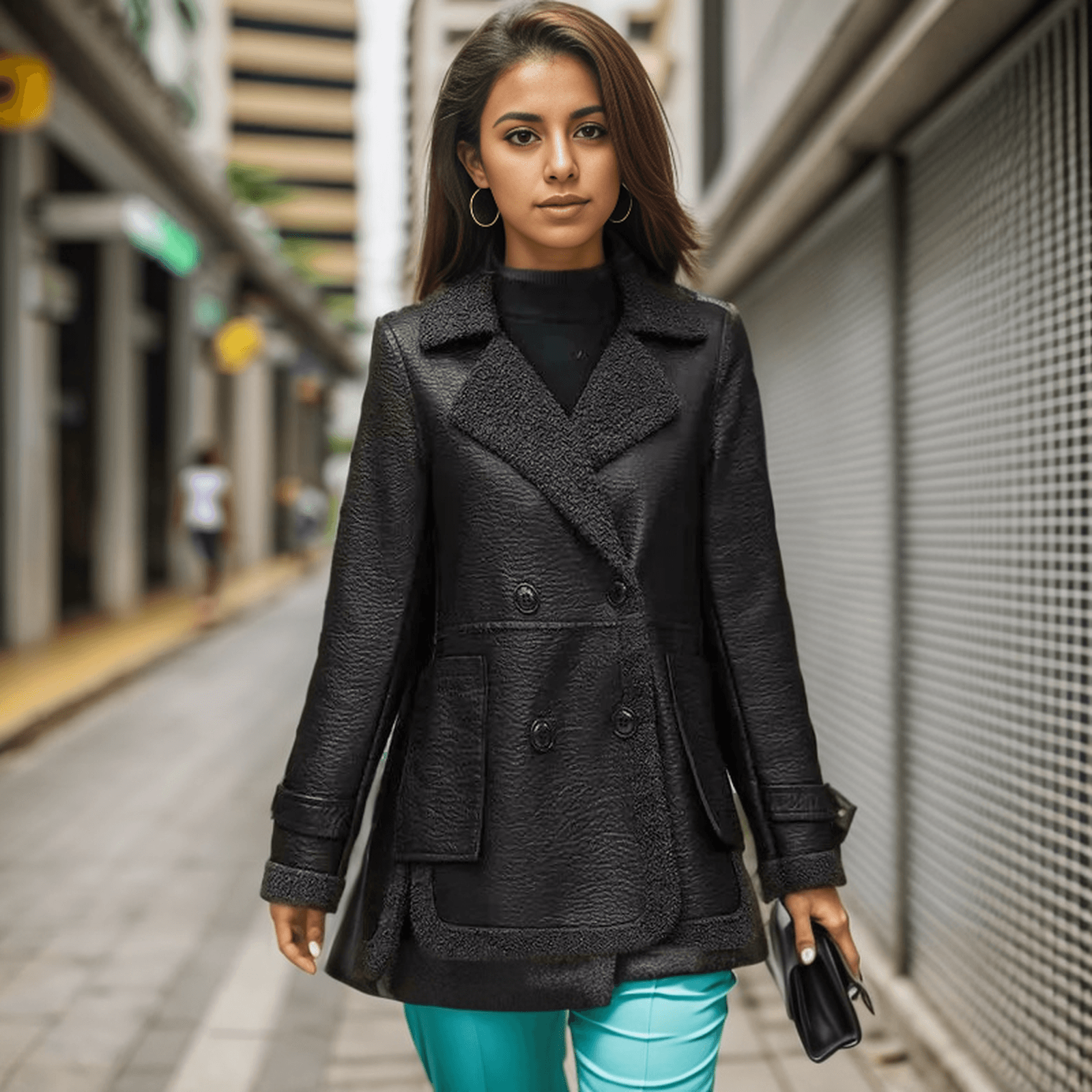 Jaqueta Catherine™ Dupla Face Estilo Sobretudo / Design Clássico, Chique e Versátil para os Melhores Dias de Inverno! - ModernLar