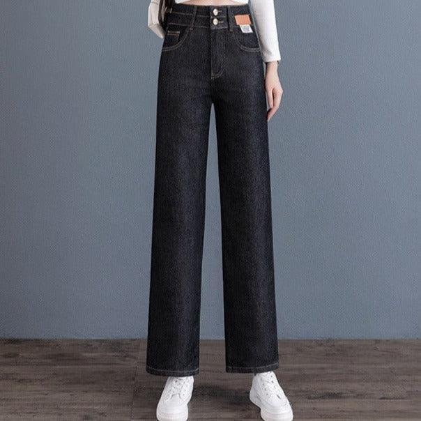 Calça Jeans Lívia™ com Caimento Soltinho e Acabamento Premium / A Calça Oficial da Mulher Moderna e Elegante!! - ModernLar