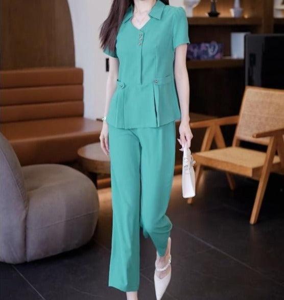 Conjunto Esmeralda™ em Corte Fino / Elegância e Frescor para Dias Quentes com Estilo! - ModernLar
