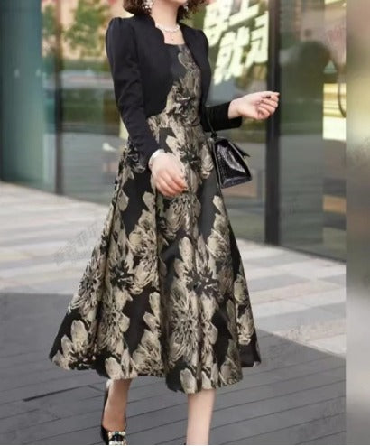 Vestido Clássico Mademoiselle™   / O Glamour Atemporal da Moda Vintage em uma Única Peça!