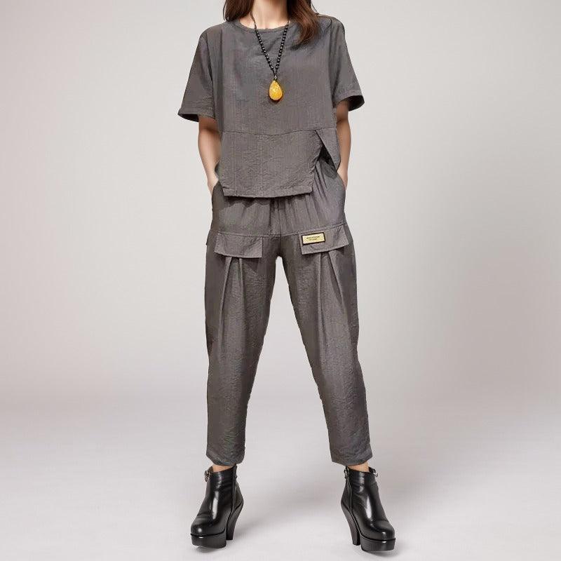 Conjunto Harmonia™ em Linho de Algodão / Elegância Descontraída e Conforto Absoluto