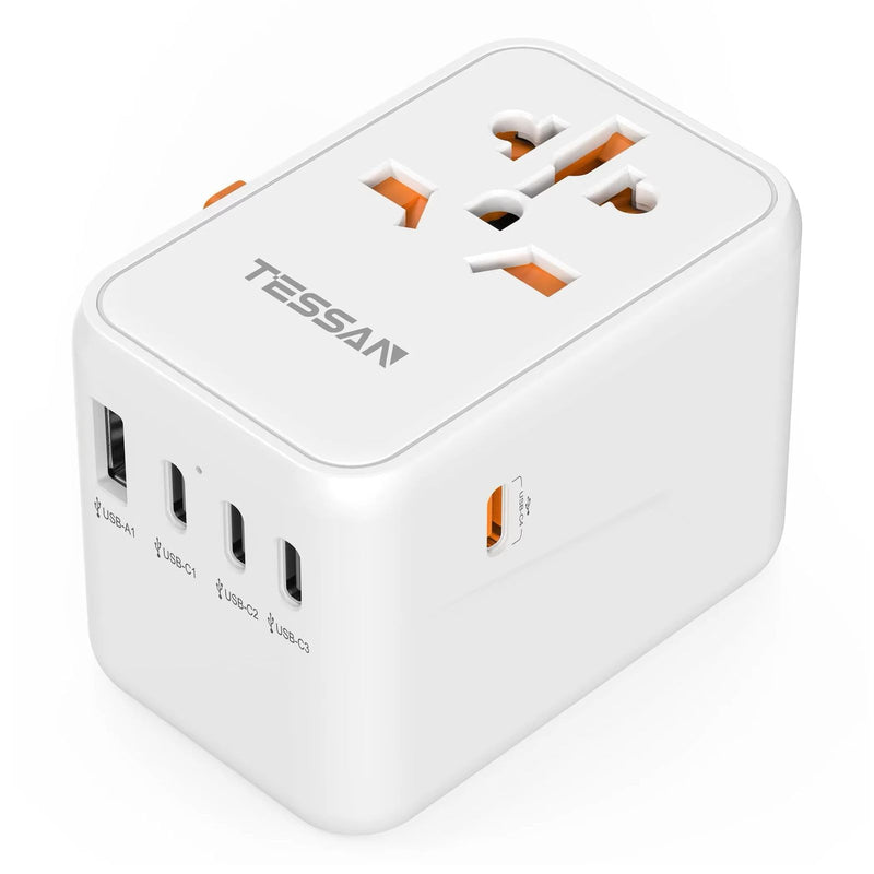 Plug Universal Modern Lar™ com Carregamento Multi USB / Seu Companheiro de Energia para Qualquer Destino!