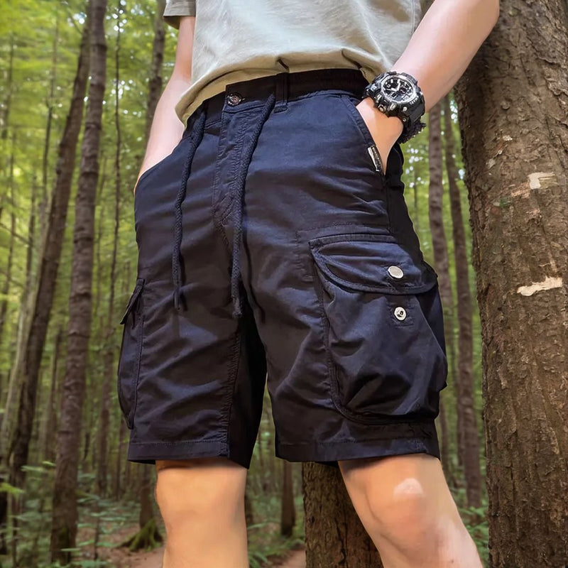 Shorts Masculino Spartacus™ com Design Cargo Militar / Desempenho e Estilo para Aventuras Sem Limites!