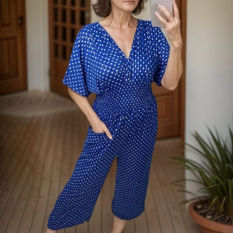 Macacão Mariah™ em Viscose com Efeito Alongador / Leveza e Estilo que Abraçam Você!