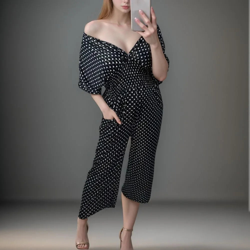 Macacão Mariah™ em Viscose com Efeito Alongador / Leveza e Estilo que Abraçam Você!