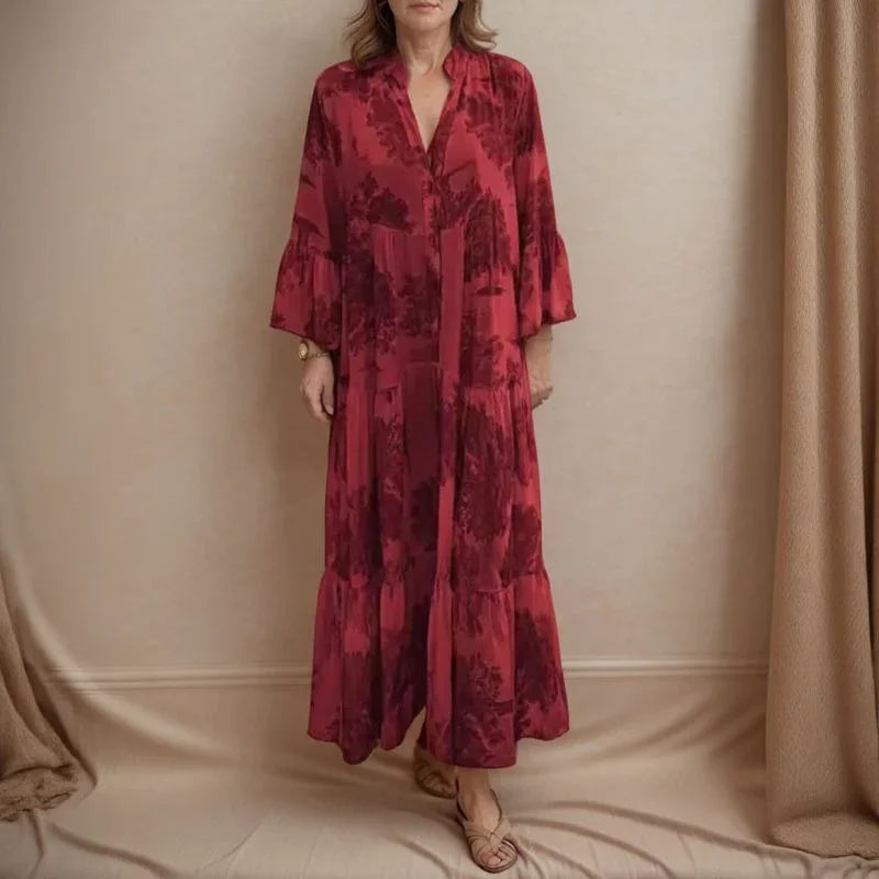 Vestido Romanza™ em Viscose de Caimento Perfeito / O Charme e a Leveza que Transformam Seu Look!