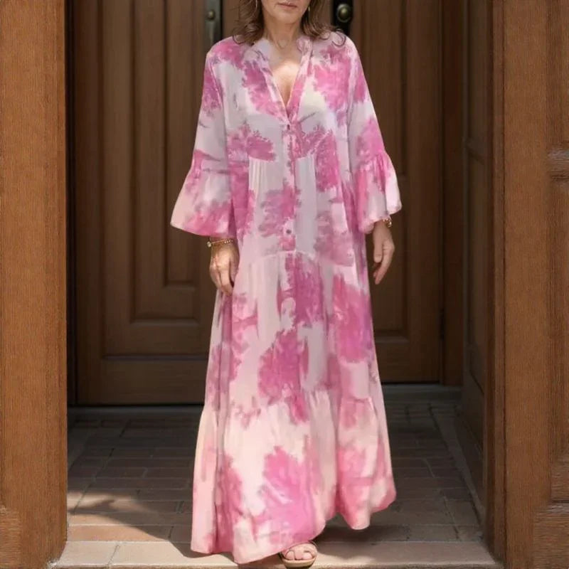 Vestido Romanza™ em Viscose de Caimento Perfeito / O Charme e a Leveza que Transformam Seu Look!