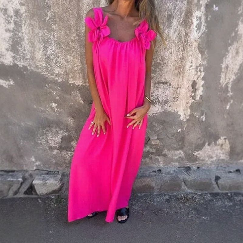 Vestido Floribella™ com Alças Artesanais em Algodão Leve / Porque Você Merece Leveza, Charme e Liberdade Todos os Dias!