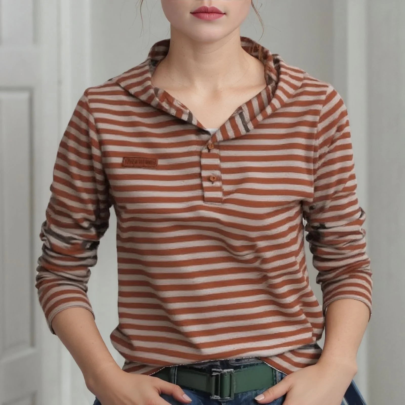 [COMPRE 1 E LEVE 2] Moletom Juliette™ com Capuz e Listras Atemporais / Um Clássico Casual que Nunca Sai de Moda!